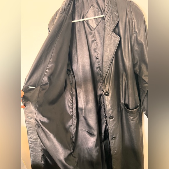 Vintage Jacqueline Ferrar Full Length Leather Coat Great Condition - Picture 4 of 6